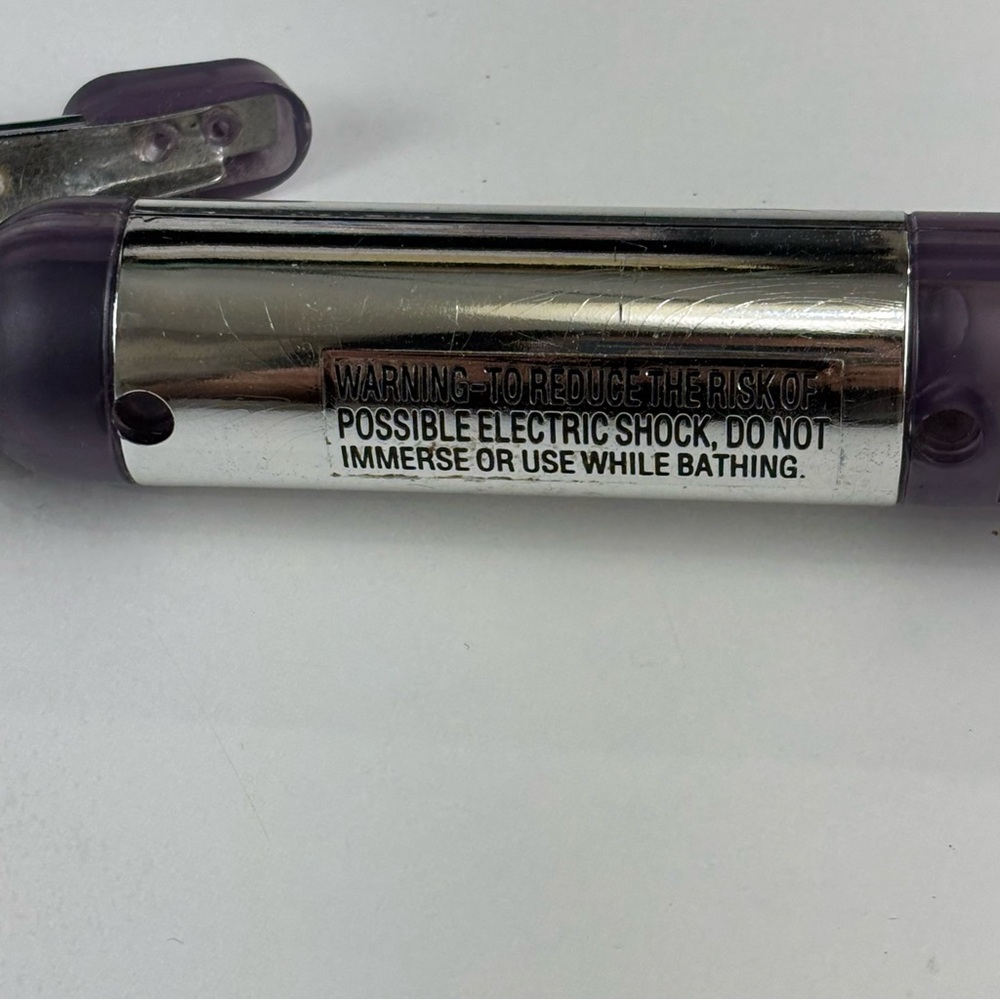 Conair Purple and Silver Curling Iron - Picture 10 of 16